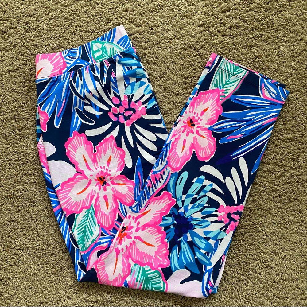 Lilly Pulitzer Malani Knit Pants - EUC - Sugar Mambo- Size M